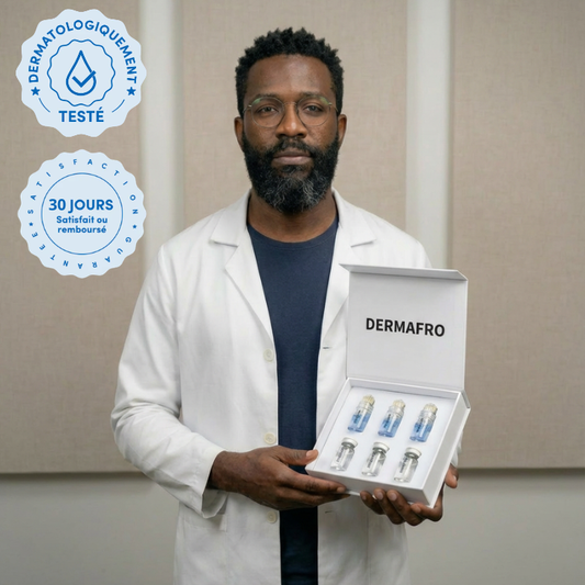 Micro Infusion sur Homme Noir  - Derma Afro